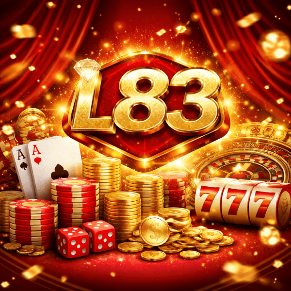 L83 casino interface with slots cards live tables and entertainment hub